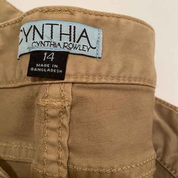 Cynthia Rowley Khaki Pants - Picture 2 of 3